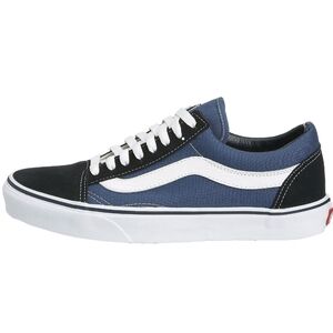 Vans Skate Old Skool Lite Leather Suede & Canvas Navy / White Men's 10.5